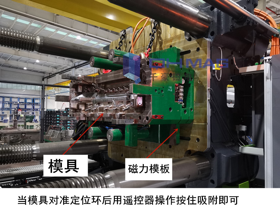 注塑機(jī)換模磁力模板，千豪